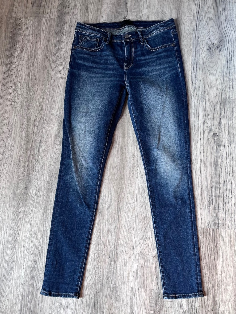 Buckle Black Skinny Jeans Womens 29x32 Dark Wash Blue